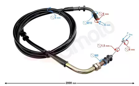 Cablu de gaz GY6 4T - LGASKTO2TTA000