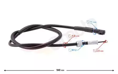 Honda Vision S50 Moretti skaitītāja kabelis-3