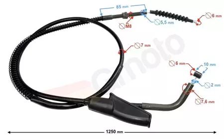 Cablu de ambreiaj Barton Hyper 125 - LSPMLHY1FUE000