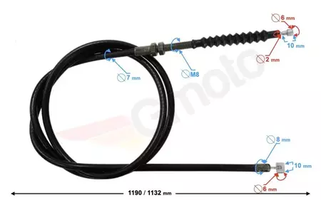 Cablu de ambreiaj Barton DB250 ZMK - LSPMIK013