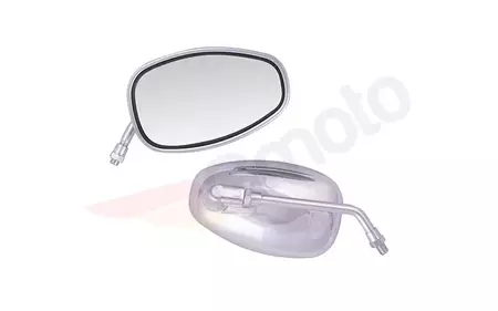 R+R M10 sidabriniai Moretti veidrodėliai - LUSMRFI1RR10MRT000