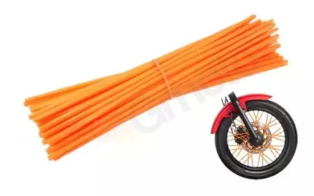 MX Spoke-pyöräkorkit oranssi 36 kpl-1
