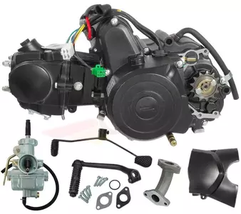Moretti 50cc mopēda motors melns - SILMOR019