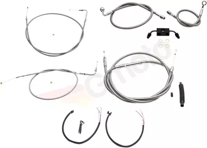 Conjunto de fios e cabos de aço inoxidável La Choppers 30,5 cm - 35,5 cm natural - LA-8321KT2-13