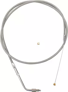 Câble d'accélérateur tressé en acier inoxydable La Choppers 45,5 cm - 51 cm naturel - LA-8100TH19