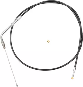 La Choppers 38 cm - 43 cm vinilno pleten kabel za plin črne barve-1