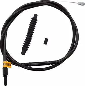 Оплетен кабел на съединителя от неръждаема стомана La Choppers Midnight 30,5 cm - 35,5 cm - LA-8010C13M