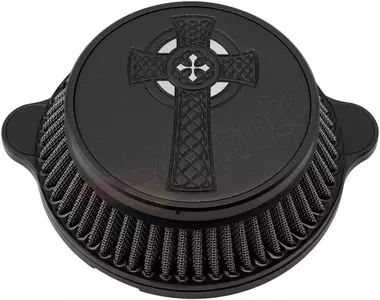 La Choppers Design Celtic Cross kit de filtro de aire negro-2
