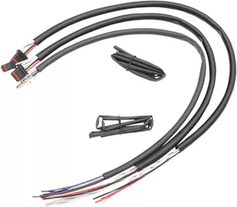 Wiązka przedłużonych kabli elektrycznych kierownicy La Choppers 51 cm czarna - LA-8991-92