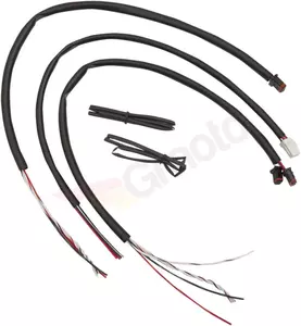La Choppers 49,5 cm prodloužený elektrický kabelový svazek volantu černý - LA-8991-93