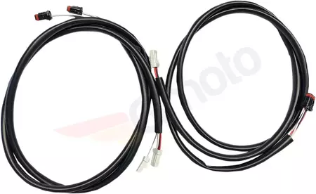 La Choppers 152 mm hand control extended electrical cable harness black - LA-8993-36