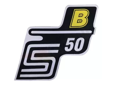 Klistermärke S50 B gul