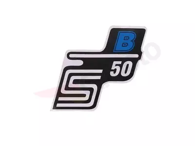 S50 B blå Simson S50 klistermärke