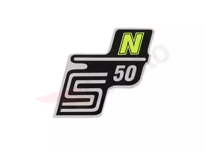 S50 N neonkeltainen Simson S50 tarra