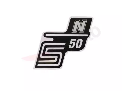 Naklejka S50 N biała Simson S50             