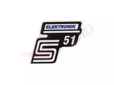 S51 blauw Simson S51 sticker