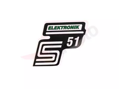 S51 žalias Simson S51 lipdukas