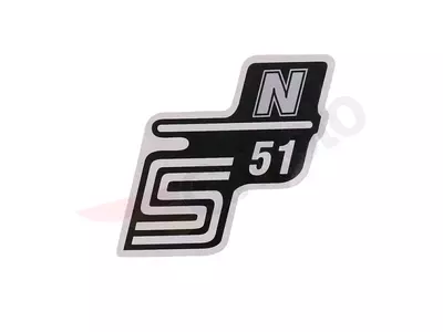 S51 N uzlīme sudraba Simson S51