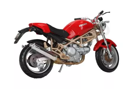 Ducati Monster 900 Red motocikls 1:18 BBurago modelis-2