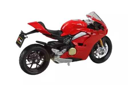 Moto Ducati Panigale V4 Roja modelo 1:18 BBurago-3