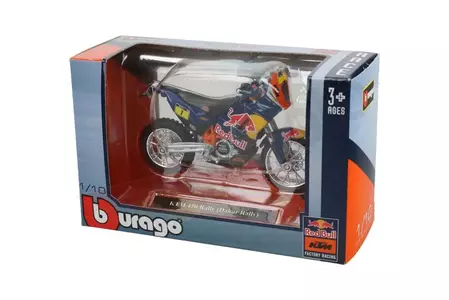 Motorrad Rallye Dakar Red Bull Modell: BBurago-4
