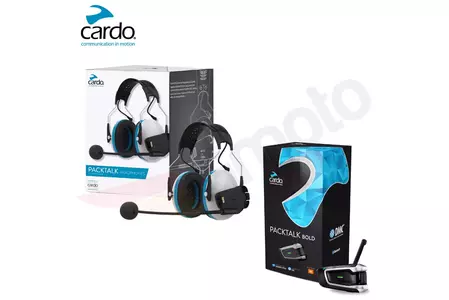 Zestaw słuchawkowy nagłowny do systemu komunikacji Cardo Packtalk-2