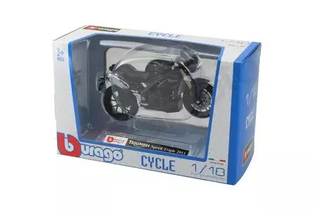 Motocykl Triumph Speed Triple 2011 model 1:18 BBurago-4
