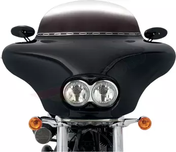 Memphis Shades ABS Batwing windscreen noir 17 pouces - MEM7161