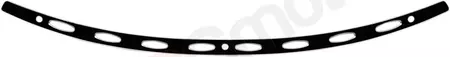 Memphis Shades Ovale Windschutzscheibenverkleidung aus Edelstahl schwarz - MEB0946 