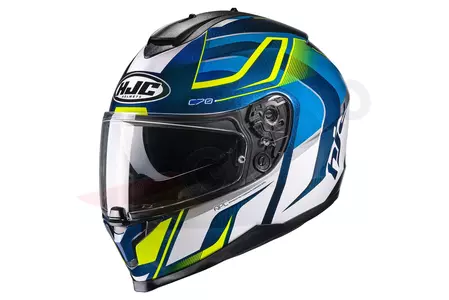 HJC C70 LANTIC BLUE/YELLOW capacete integral de motociclista L-1