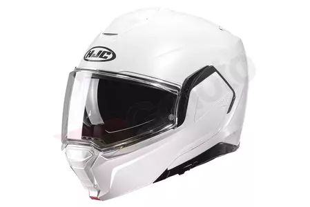 HJC I100 PEARL WHITE L motorcykelkæbehjelm-1