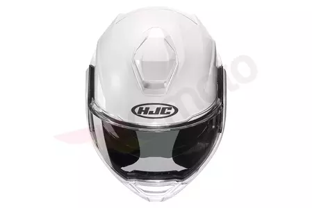 Kask motocyklowy szczękowy HJC I100 PEARL WHITE L-3