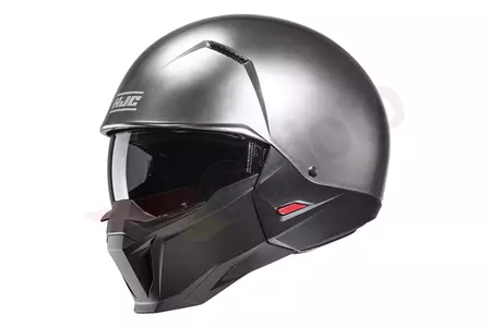 HJC I20 HYPER SILVER capacete aberto de motociclista M-1