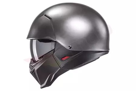 HJC I20 HYPER SILVER capacete aberto de motociclista M-3