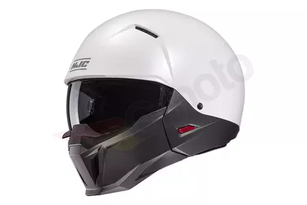 HJC I20 PEARL WHITE atviro veido motociklininko šalmas M-1