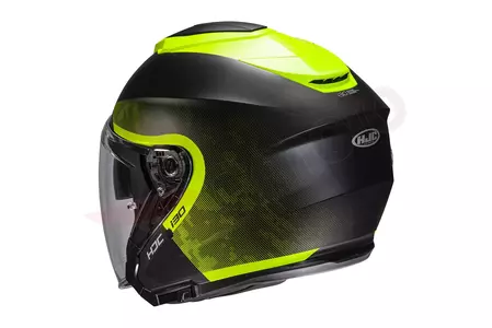 HJC I30 DEXTA PRETO/AMARELO capacete aberto de motociclista L-2