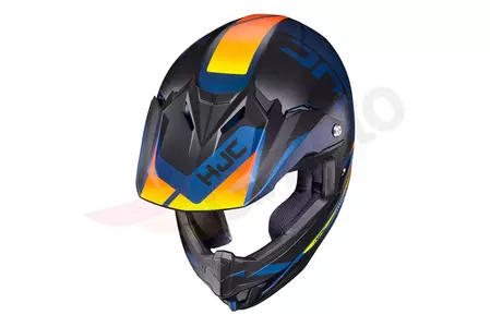 HJC CL-XY II Junior enduro motocyklová přilba CREED BLUE/ORANGE M-2
