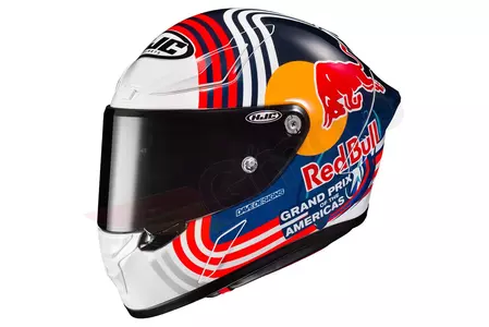 HJC R-PHA-1 RED BULL AUSTIN GP BRANCO/AZUL/VERMELHO capacete integral de motociclista XS-1