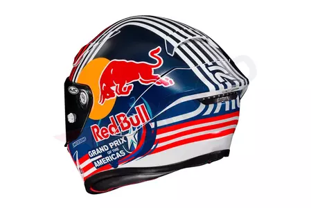 HJC R-PHA-1 RED BULL AUSTIN GP BRANCO/AZUL/VERMELHO capacete integral de motociclista XXS-3