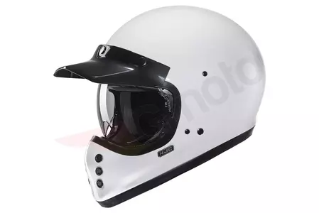HJC V60 WHITE L casque moto enduro - V60-WHT-L
