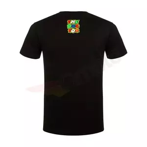 T-Shirt para homem VR46 Stripes Preto tamanho XL-2