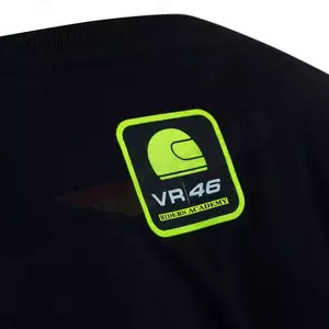Vyriški marškinėliai VR46 Riders Academy Black, dydis L-3