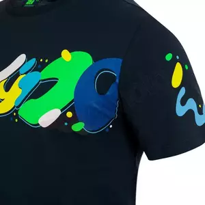 T-shirt til mænd VR46 Morbido Blue størrelse L-3
