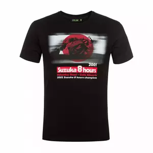 Herren T-Shirt VR46 Suzuka Schwarz Größe L-1