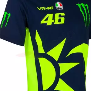 VR46 Monster T-shirt til mænd i størrelse S-3