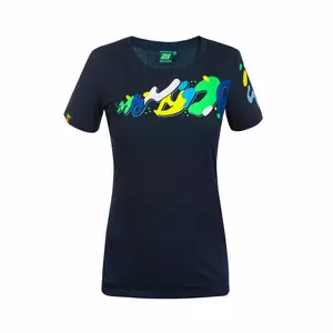 T-shirt til kvinder VR46 Morbidelli Blå størrelse L - FMWTS331902001