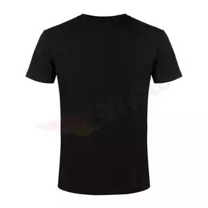 Ανδρικό μαύρο μπλουζάκι με αντίθεση VR46 Core μέγεθος S-2