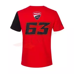 VR46 Bagnaia Ducati T-shirt til mænd i størrelse S-2