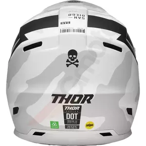 Thor Reflex Cast Cross Enduro Helm weiß/schwarz L-4
