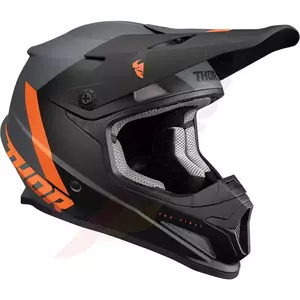 Thor Sector Chev Cross-Enduro-Helm grau/schwarz/orange M-1